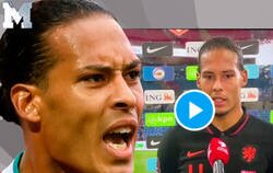 Enlace a Van Dijk aparta a un fanático que interrumpe su entrevista. Hay un límite, gente.
