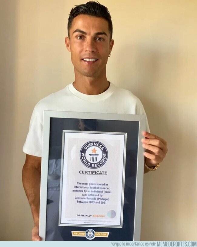 1143652 - Lo de Cristiano es oficialmente un record Guinness
