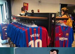 Enlace a El Barça vende a mitad de precio las camisetas de Messi y Griezmann