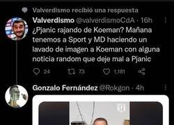 Enlace a Sport y su ultra defensa a Koeman