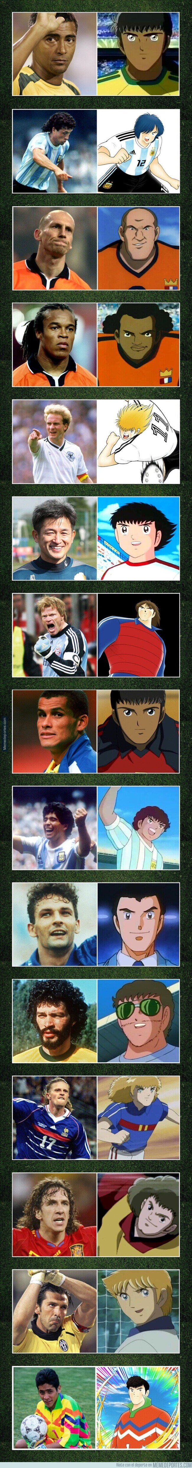 1143968 - Estos son los futbolistas que inspiraro los personajes de la mítica serie Campeones