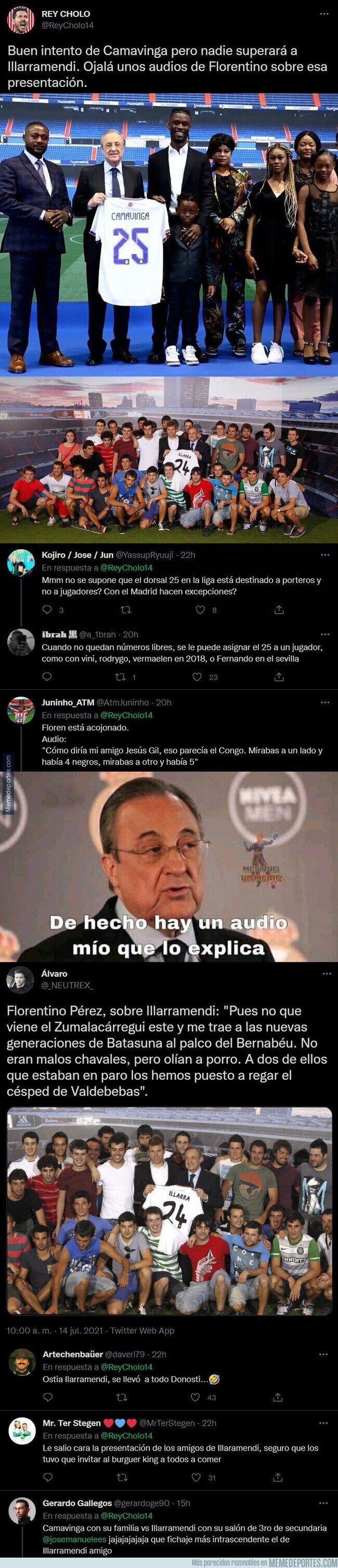 1144028 - Todo el mundo se está riendo con la presentación de Camavinga al recordar este mítico día insuperable en el Real Madrid