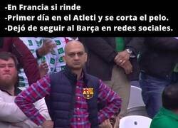 Enlace a Con mucha sutileza, Griezmann se ha burlado del Barça