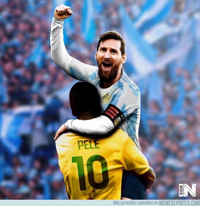 1144091 - Messi supera a Pelé como máximo goleador histórico de la selecciones sudamericanas