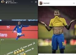 Enlace a Neymar está pesado. Y ahora es del otro modo.