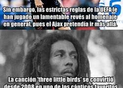 Enlace a Insólita prohibición de la UEFA al Ajax por unos pajaritos