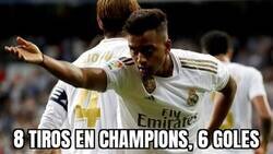 Enlace a Los números de Rodrygo asustan