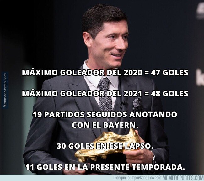 1145011 - Los brutales datos del Bota de Oro, Lewandowski.