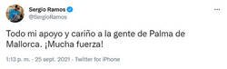 Enlace a Sergio Ramos manda apoyo a su manera