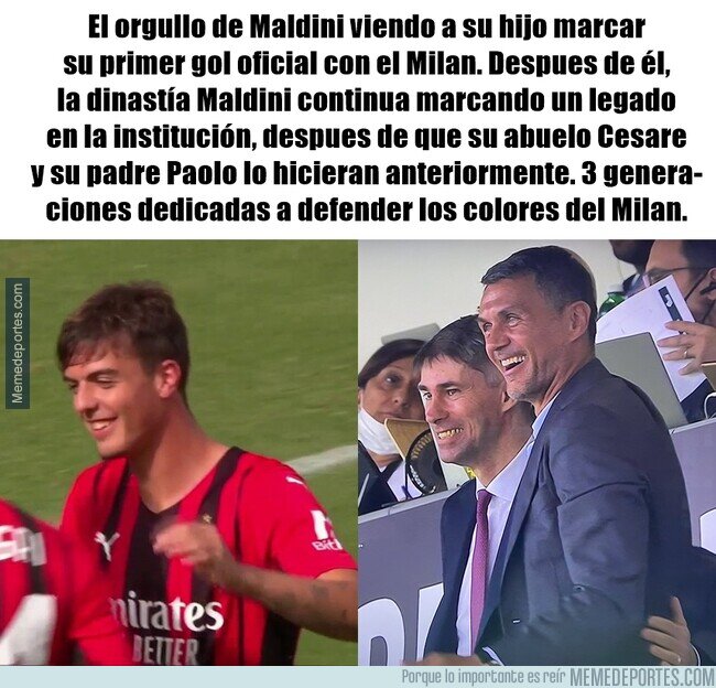 1145244 - Daniel Maldini continua un legado de 3 generaciones en el Milan