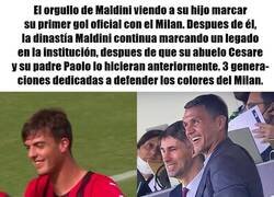 Enlace a Daniel Maldini continua un legado de 3 generaciones en el Milan