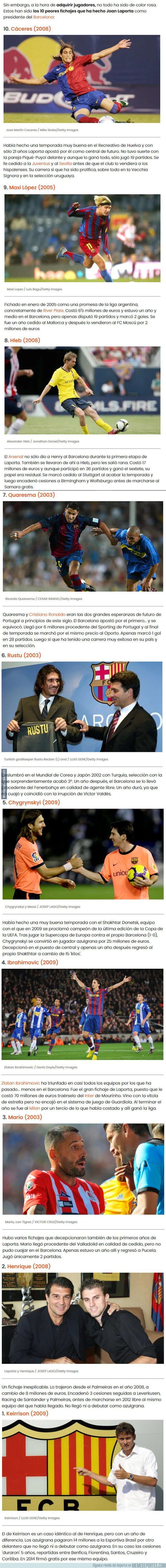 1145338 - Estos son los peores fichajes que ha hecho Joan Laporta en el Barça