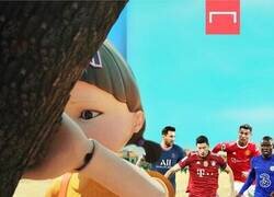 Enlace a El que consiga cruzar la línea ganará el Balón de Oro