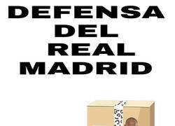 Enlace a Línea defensiva del Real Madrid contra el Espanyol