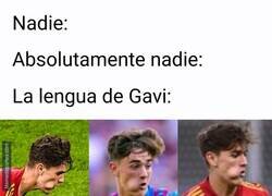 Enlace a Cada jugador tiene sus manías y la de Gavi esta