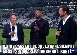 Enlace a Evra aún no supera a Messi