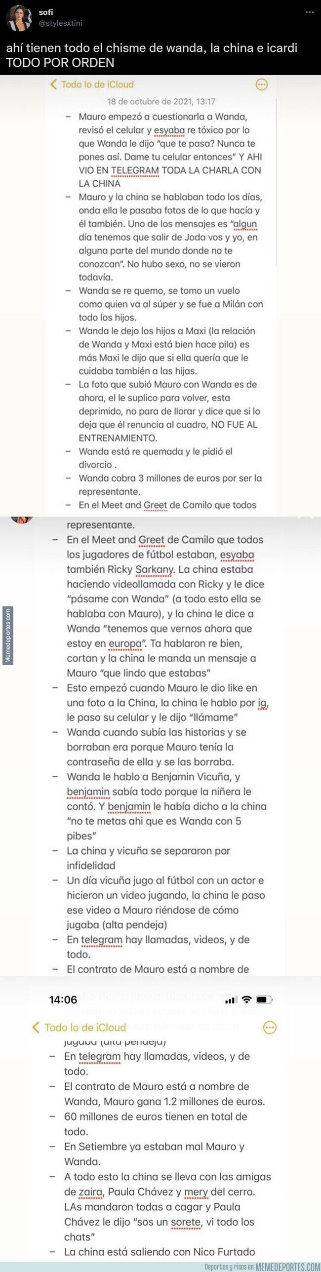 1146950 - El resumen perfecto punto por punto de la crisis amorosa entre Mauro Icardi y Wanda Nara con el que te enterarás de todo