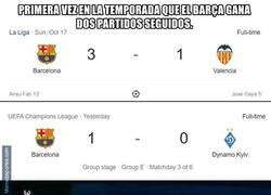 Enlace a Primera muestra de regularidad en el Barça