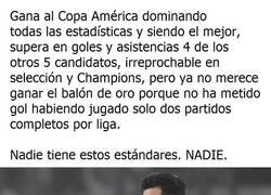 Enlace a Messi es el único jugador del planeta al que le suman más las fallas que los logros