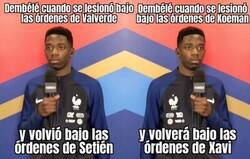 Enlace a Cada lesión de Dembélé equivale a un entrenador nuevo