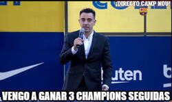 Enlace a Xavi tiene claro a que llega