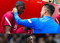 Enlace a Xavi conoció a Dembélé
