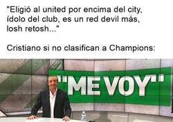 Enlace a Que no se olviden que Cristiano esta en el United por descarte