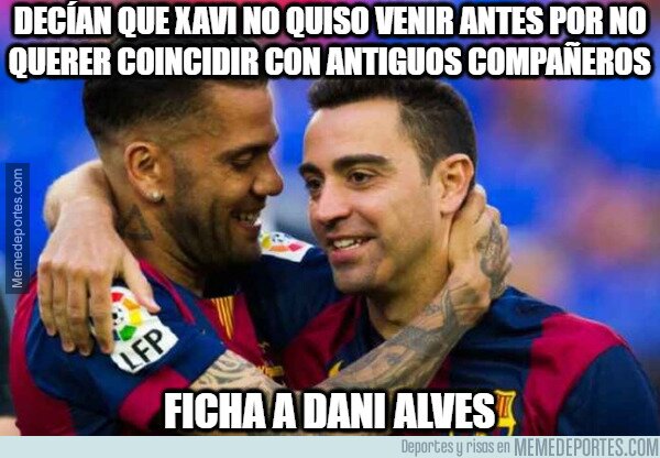 1148638 - Xavi da el sí a Dani Alves