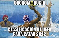 Enlace a Imagenes de la victoria croata que la califica directo a Catar
