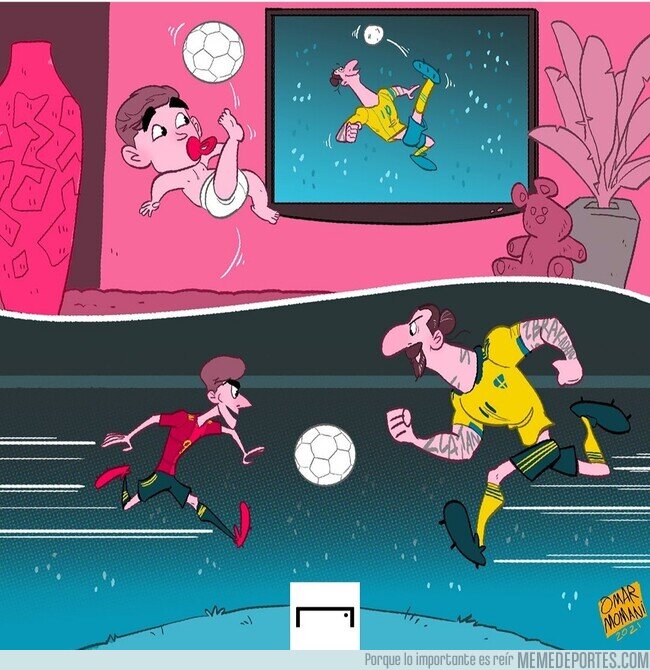 1148833 - Cuando Gavi nació, Zlatan ya marcaba para su selección, por @goalenespanol