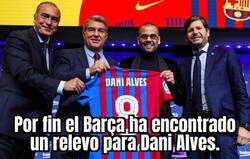 Enlace a Alves viene a hacer olvidar a Alves