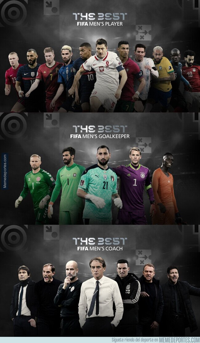 1149365 - Los candidatos a los premios The Best, ¿quiénes son tus favoritos?