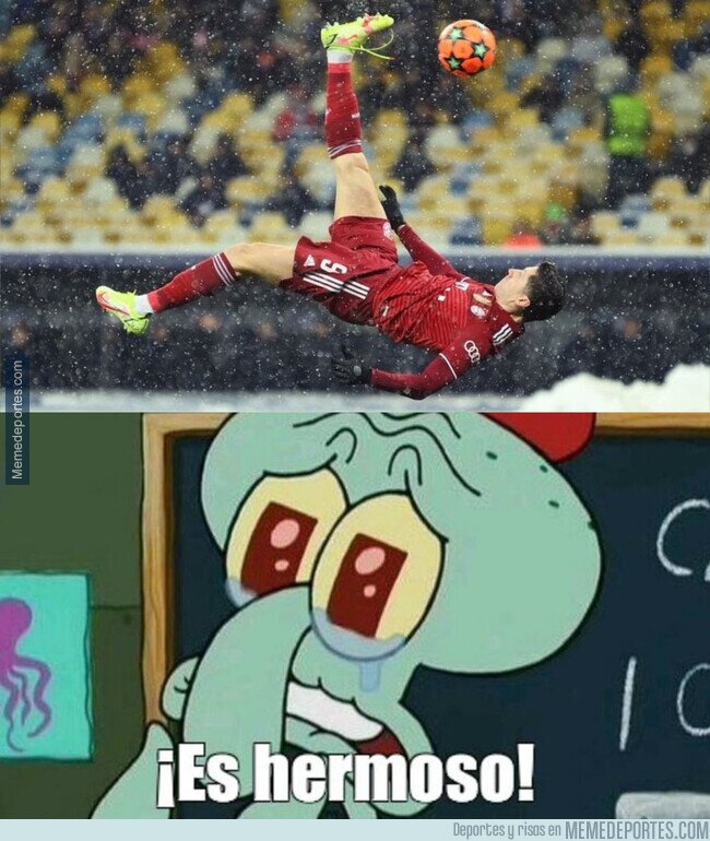1149464 - El golazo de Lewandowski bajo la nieve de Kiev