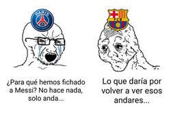 Enlace a Messi empieza a ser criticado en Paris