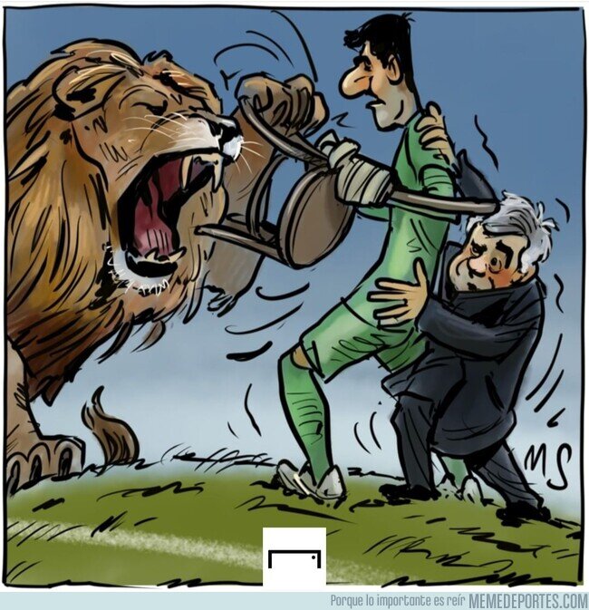 1150093 - Courtois detuvo a los leones