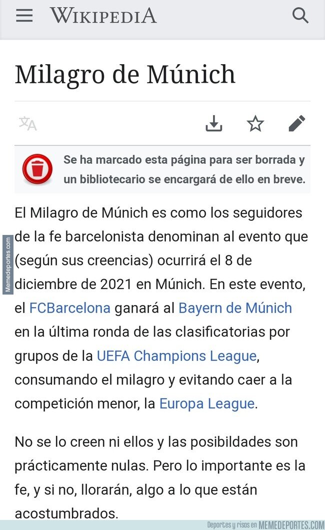 1150118 - La wiki del Milagro de Munich