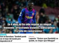 Enlace a Dembélé esta peligrosamente mimado