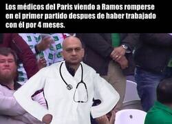 Enlace a Ramos tiene un cuarto de pie en el retiro