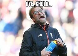 Enlace a Simeone le debe una a Klopp