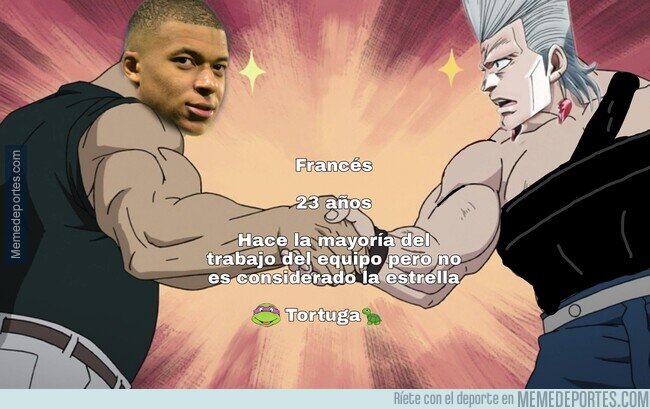 1150921 - Mbappé y Polnareff, dos caras de la misma moneda