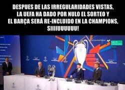 Enlace a Decisión oficial de la UEFA (ya les gustaría a los culers)