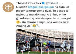 Enlace a Esto le dijo Courtois, la última víctima del Kun, el día de su retirada