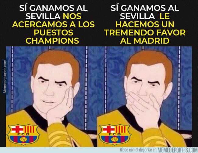 1151480 - Pobre aficionado del Barça, ni ganando este año son felices