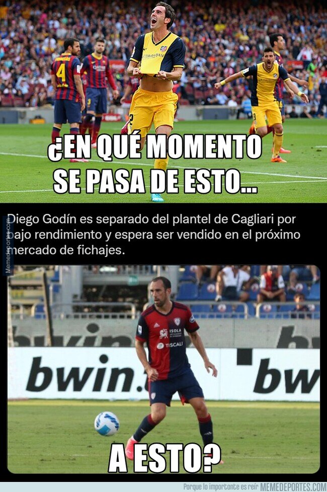 1151513 - Diego Godín atraviesa el peor momento de su carrera
