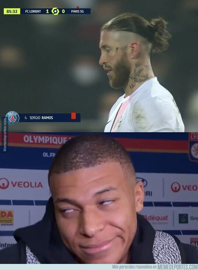 1151646 - Ramos expulsado en su segundo partido con el PSG