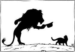 Enlace a Respeto entre felinos