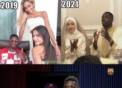 Enlace a Dembélé en modo serio