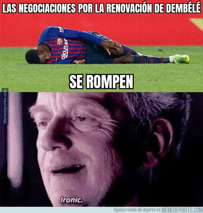 1152056 - Todo lo relacionado con Dembélé se rompe