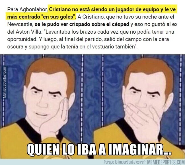 1152093 - Nueva crítica a Cristiano por su egoísmo. Pero tranquilos, cuando pasa esto es solo porque quieren copar portadas y nada más