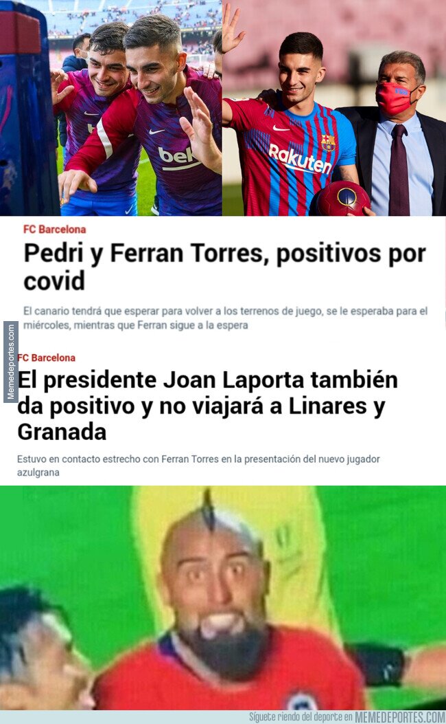 1152411 - El covid campó a sus anchas ayer en el Camp Nou